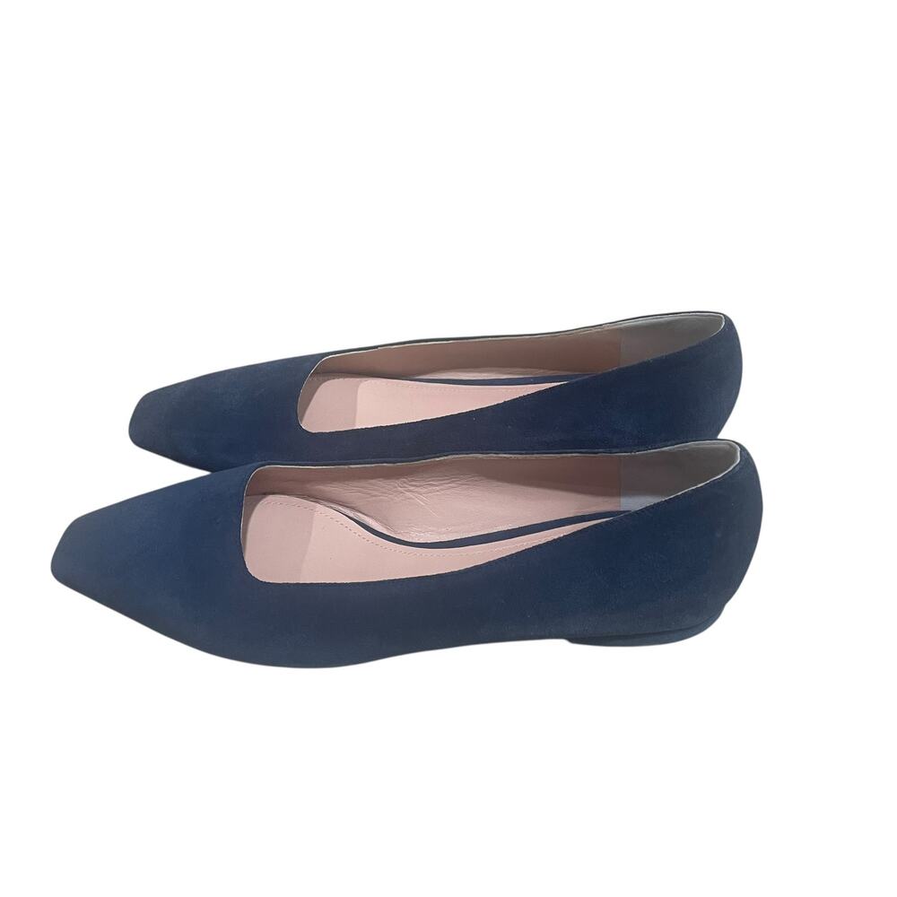 Rodo suede square toe flats